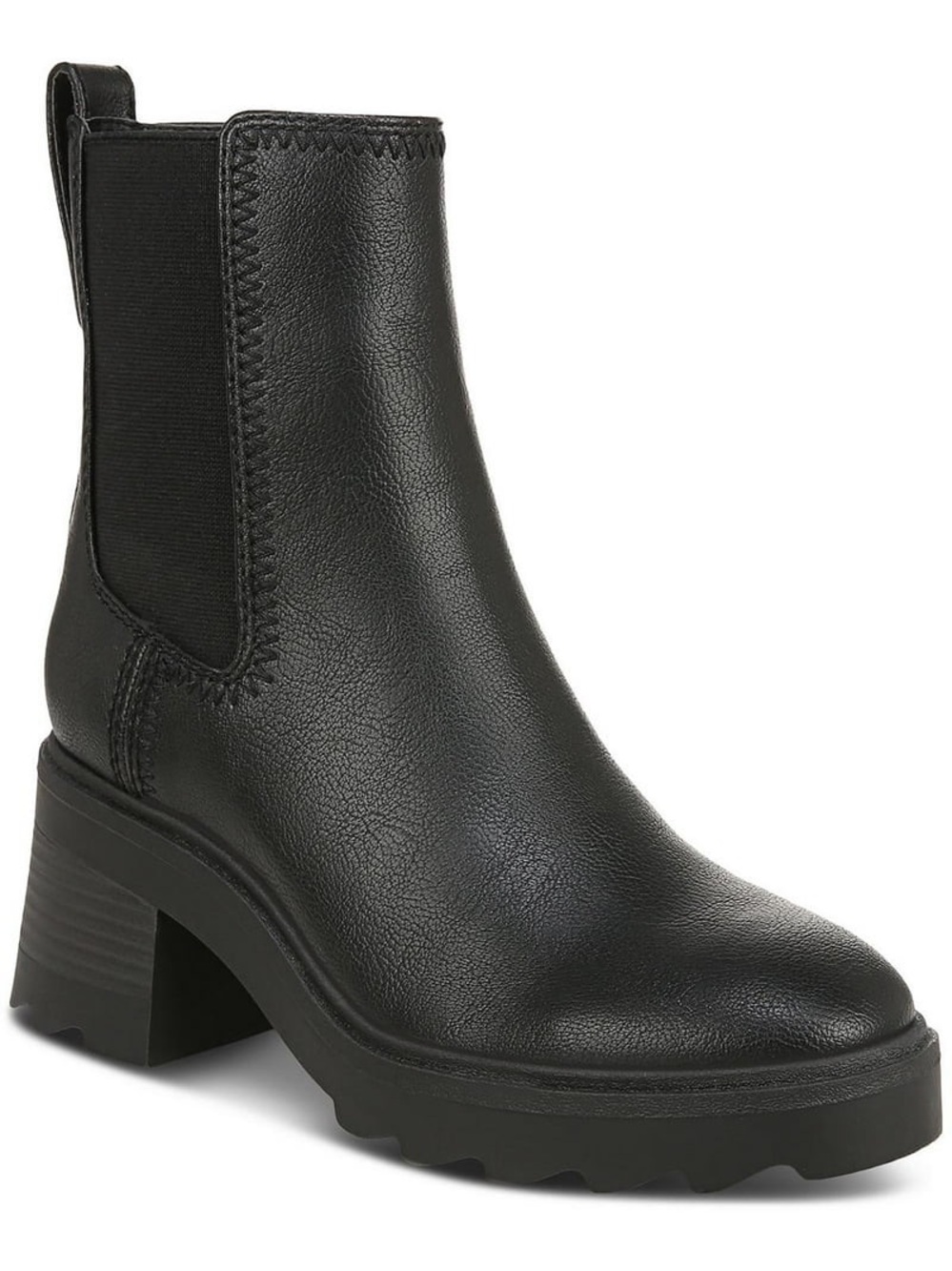 Zodiac black chelsea boots new in box 7.5 m